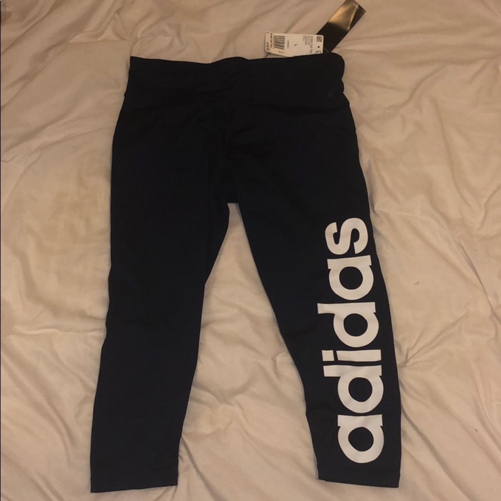 Navy Blue Adidas leggings